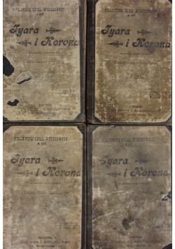 Tyara i Korona, zestaw 4 książek, 1900 r.