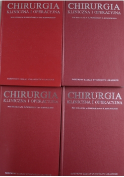 Chirurgia kliniczna i operacyjna   Zestaw 4 książek