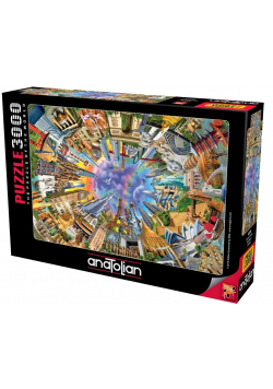 Puzzle 3000 Zabytki z całego świata