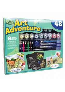 Zestaw Art Adventure 9 projektów - Koń Delfin Kot