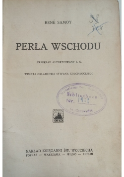 Perła wschodu, 1926 r.