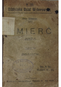 Śmierć, 1908r.