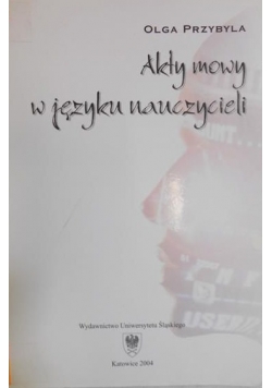 Akty mowy w języku nauczycieli