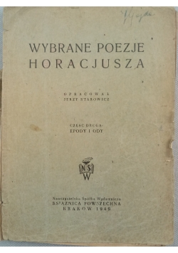 Wybrane poezje Horacjusza, 1949r