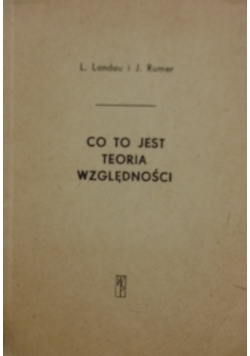 Co to jest teoria względności
