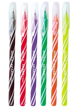 Długopis Nicola 0,6mm niebieski (30szt) SPARK LINE