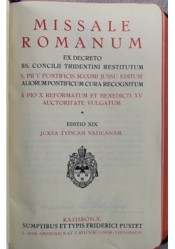 Missale romanum 1941 r