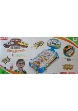 Gra zręcznościowa Pinball Flipper Desktop-game niebieska
