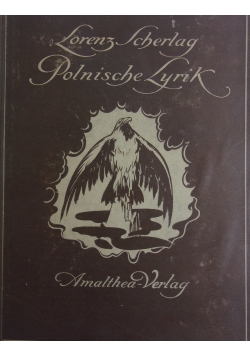 Polnische Lyrik ,1923r.