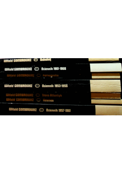 Gombrowicz dzienniki 7 tomów