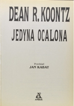 Jedyna ocalona
