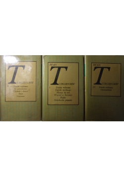 Iwan Turgieniew dzieła wybrane, tom 1-3