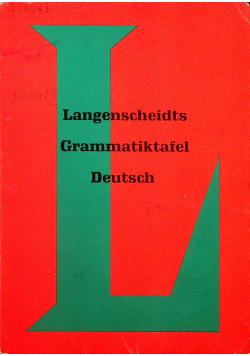 Langenscheidts Grammatiktafel Deutsch