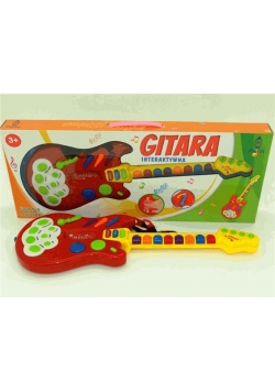 Gitara Malucha światło + muzyka różne kolory