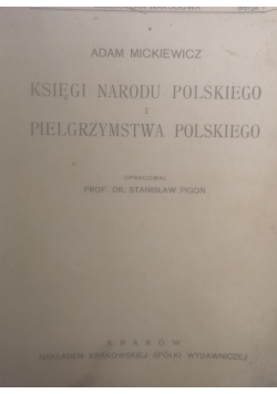 Księgi narodu polskiego i pielgrzymstwa polskiego, 1926 r.