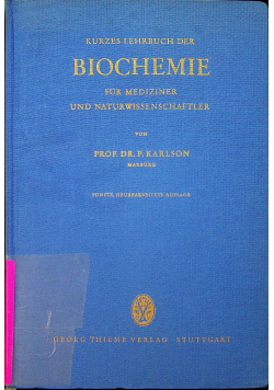 Biochemie fir mediziner und naturwissenchaftler