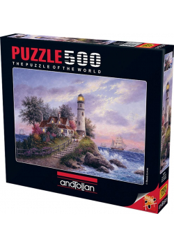 Puzzle 500 Dom z latarnią