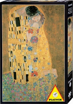 Puzzle Piatnik Klimt Pocałunek 1000