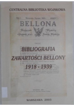 Bibliografia zawartości Bellony 1918-1939