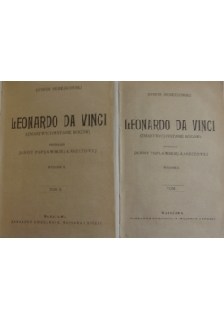 Leonardo da Vinci Tom I i II, 1923 r.