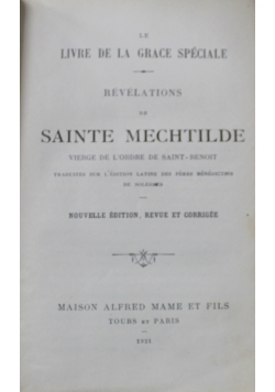 De Sainte Mechtilde 1921 r.