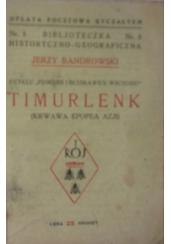 Timurlenk nr 5, 1925 r.
