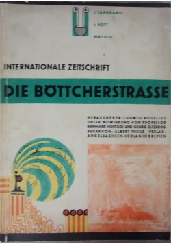 Internationale Zeitschrift die Böttcherstraße, 1928r.