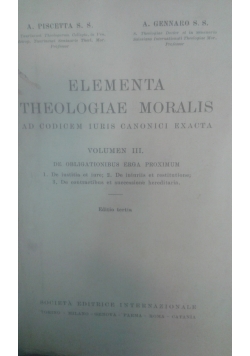 Elementa theologiae moralis,  ad codicem iuris canonici exacta 1936 r.
