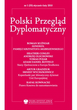 Polski Przegląd Dyplomatyczny Nr 1 (53)