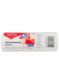 Taśma biurowa 19mm 33m matowa 8 sztuk