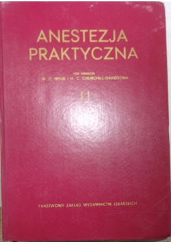 Anestezja praktyczna II