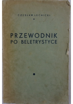 Przewodnik po beletrystyce, 1935r.