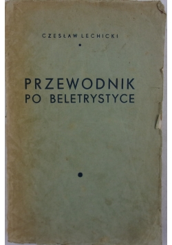 Przewodnik po beletrystyce, 1935r.