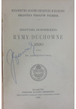 Rymy Duchowe ,1983r.