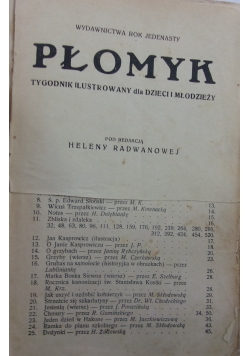 Płomyk, 43 numery, 1926 r.