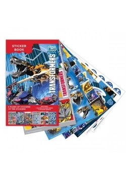 Książeczka z naklejkami Transformers