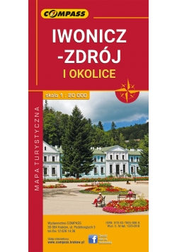 Iwonicz-Zdrój Rymanów-Zdrój i okolice mapa turystyczna 1:20 000