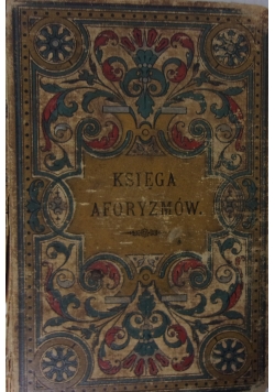 Księga aforyzmów, 1888r.
