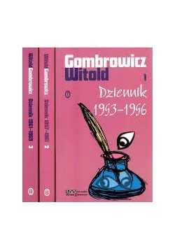 DZIENNIK 1953-1956,zestaw 3 książek