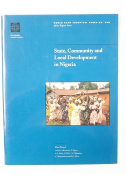 State, Community And Local Development In Nigeria