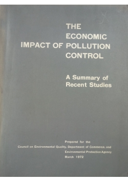 The Economic Impact of Pollution Control