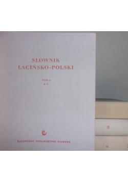 Słownik Łacińsko Polski, zestaw 4 książek