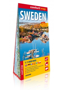 Szwecja mapa samochodowa 1:1 000 000