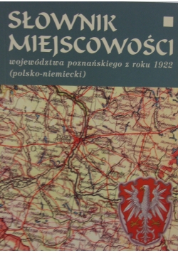 Słownik miejscowości województwa poznańskiego z roku 1922