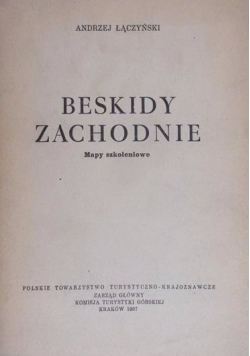 Beskidy Zachodnie-mapy szkoleniowe