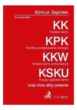 KK, KPK, KKW, KSKU oraz inne akty prawne w.34