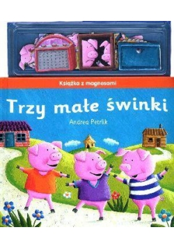 Książka z magnesami - Trzy małe świnki