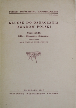 Klucze do oznaczania owadów Polski Część XXIX