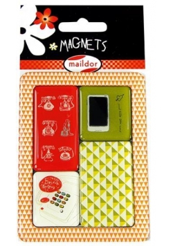 Magnesy zestaw 4 szt Telefon MAILDOR