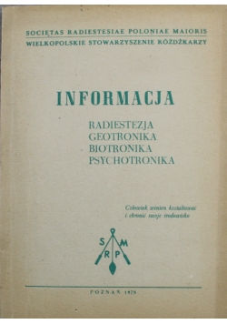 Informacja Zeszyt 4  Radiestezja Getronika